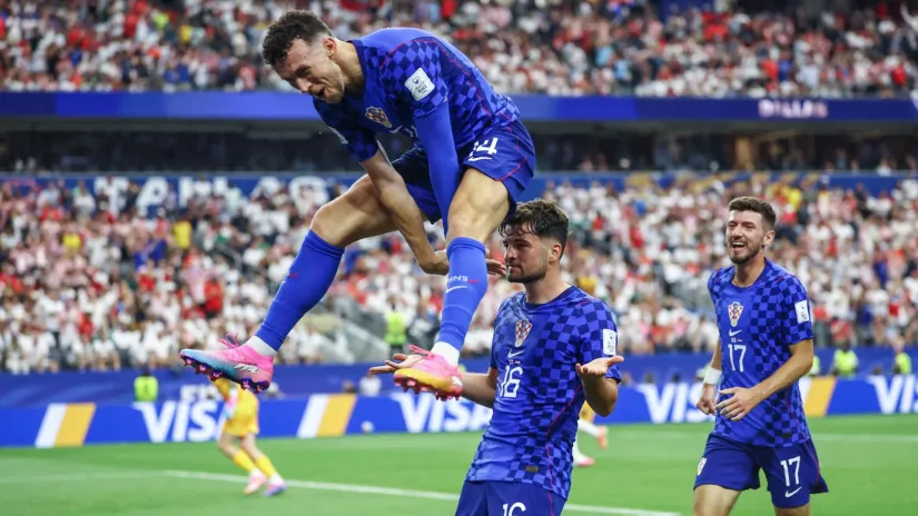 Ivan Perišić i Martin Baturina (Hrvatska)